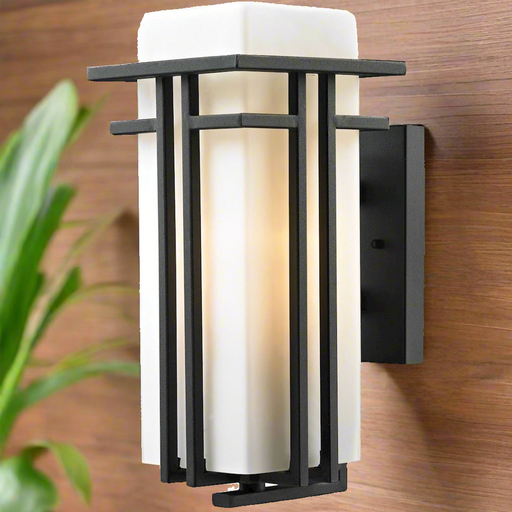 Elk Lighting Croftwell Textured Matte Black Outdoor Hanging