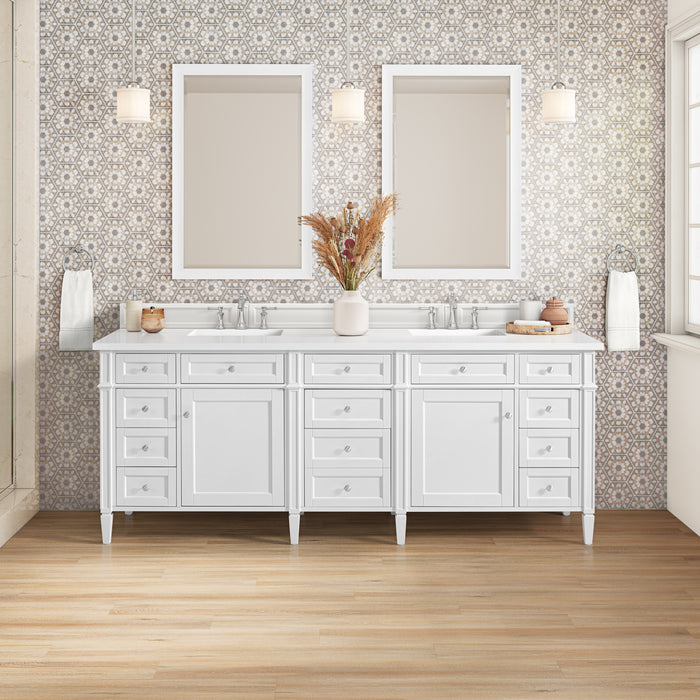 James Martin Vanities Brittany 84" Double Vanity