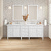 James Martin Vanities Brittany 84" Double Vanity