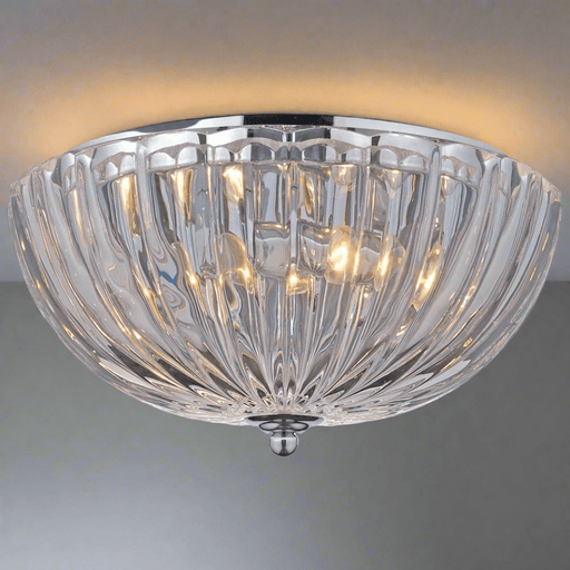 Elk Lighting Crystal Flushmounts Polished Chrome Flush Mount