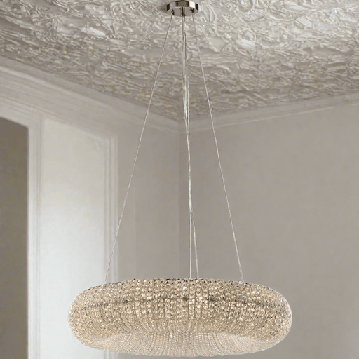 Elk Lighting Crystal Ring Polished Chrome Chandelier