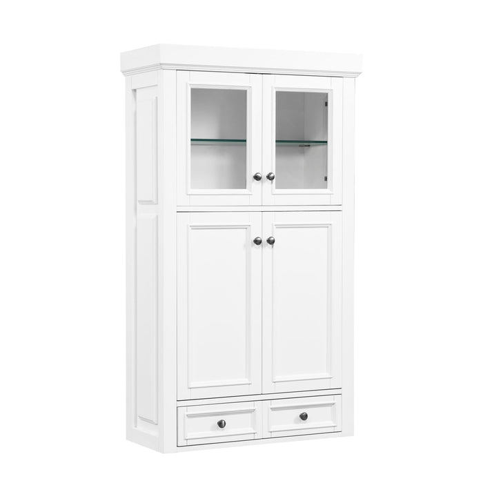 James Martin Vanities De Soto 30" Double Tower Hutch