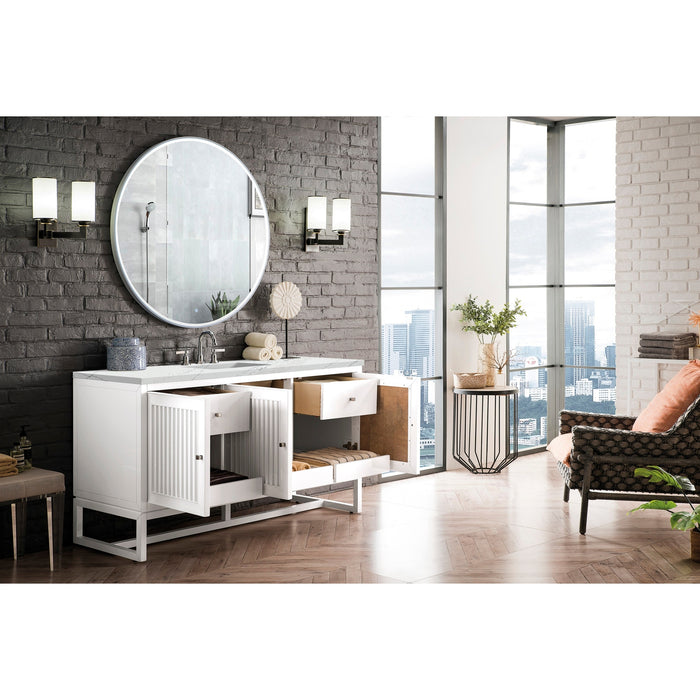James Martin Vanities Athens 60" Single Bathroom Vanity