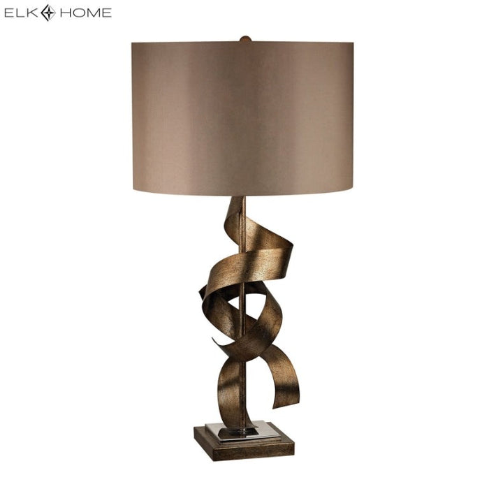 Elk Lighting Allen Antique Gold 29'' High 1-Light Table Lamp