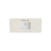 48" Single Radius Cut Top, Widespread 3CM Siberian Silestone w/ Sink