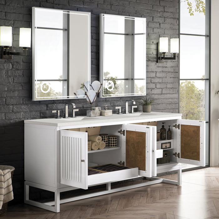 James Martin Athens 72" Double Bathroom Vanity