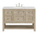 Breckenridge 48" Single Vanity, Serenity Blue, w/ 3 CM Lime Delight Quartz Top