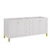 Chicago 72" Double Vanity, Glossy White