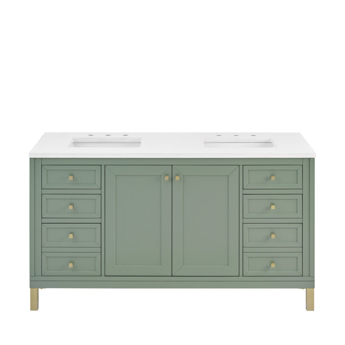 James Martin Vanities Chicago 60" Double Vanity