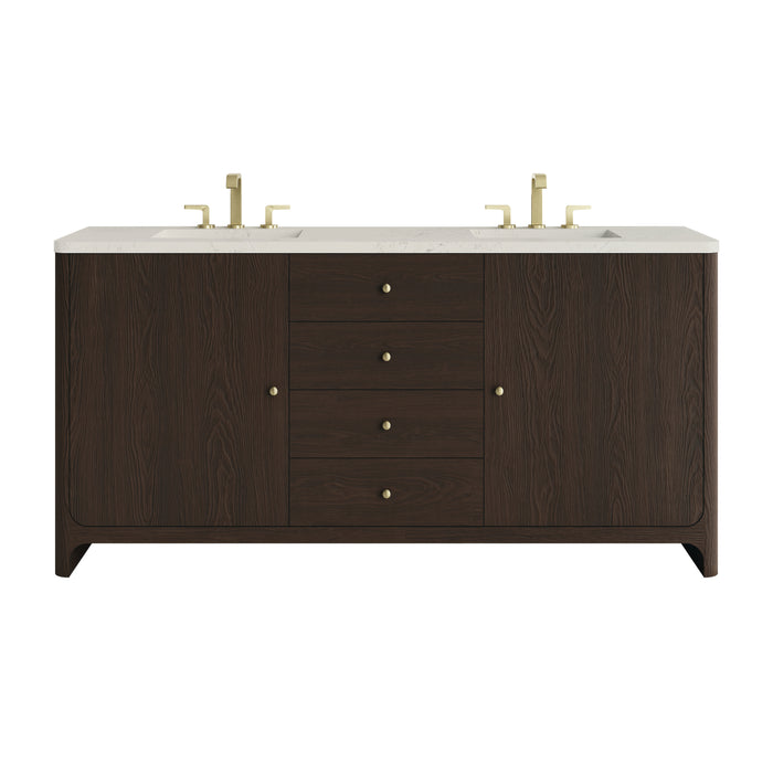 Gracyn 72" Double Vanity, Sable