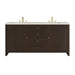Gracyn 72" Double Vanity, Sable