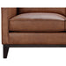 GTR Pimlico Brown Leather Loveseat