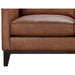 GTR Pimlico Brown Leather Sectional with RAF Chaise