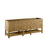 Breckenridge 84" Double Vanity Cabinet, Light Natural Oak