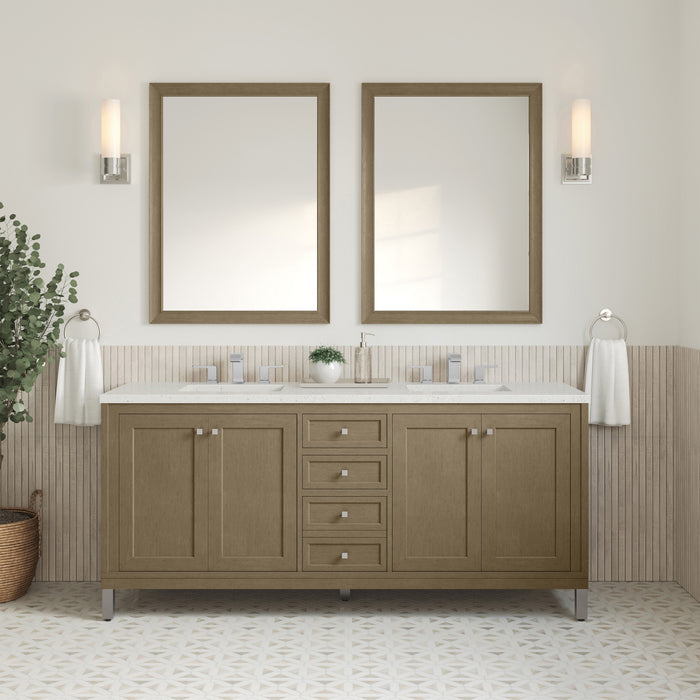 James Martin Vanities Chicago 72" Double Vanity