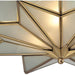 Decostar Brushed Brass Flush Mount