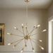 Elk Lighting Delphine Satin Brass Chandelier