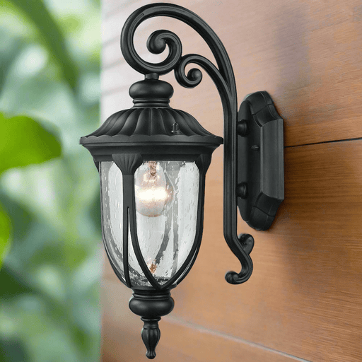 Elk Lighting Derry Hill Matte Black Outdoor Sconce