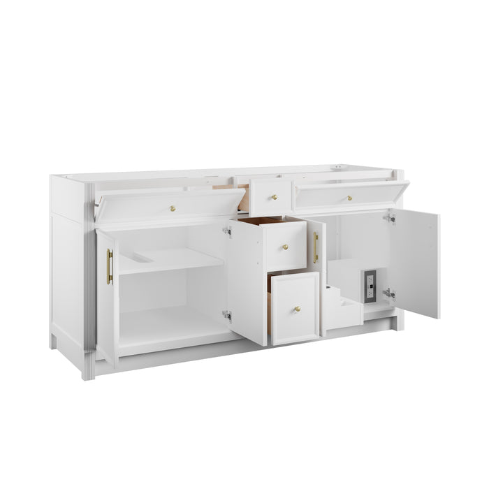 James Martin Vanities Bellshire 72" Double Bathroom Vanity
