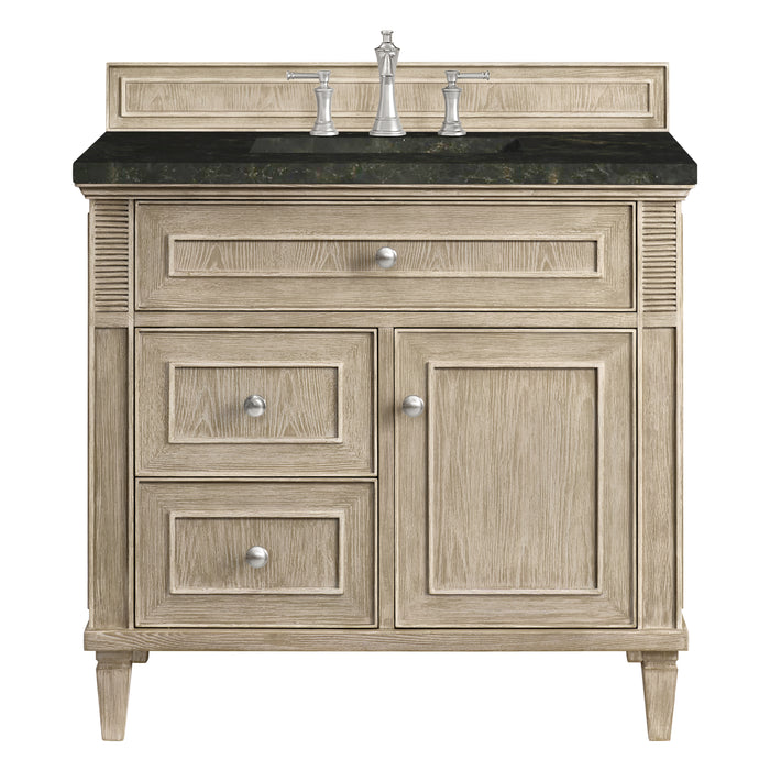 Lorelai 36" Single Vanity, Whitewashed Oak, w/ 3 CM Phantome Eclos Top