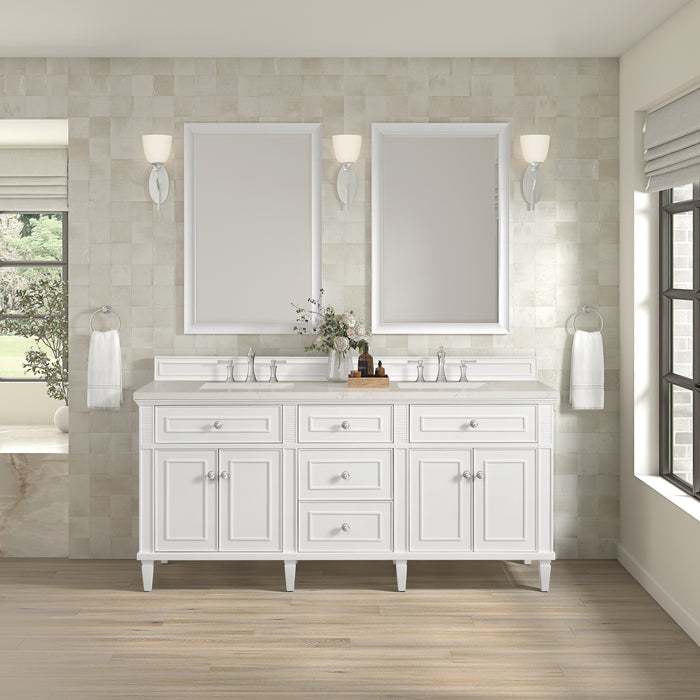 James Martin Vanities Lorelai 72" Double Vanity