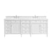 James Martin Vanities Brittany 84" Double Vanity
