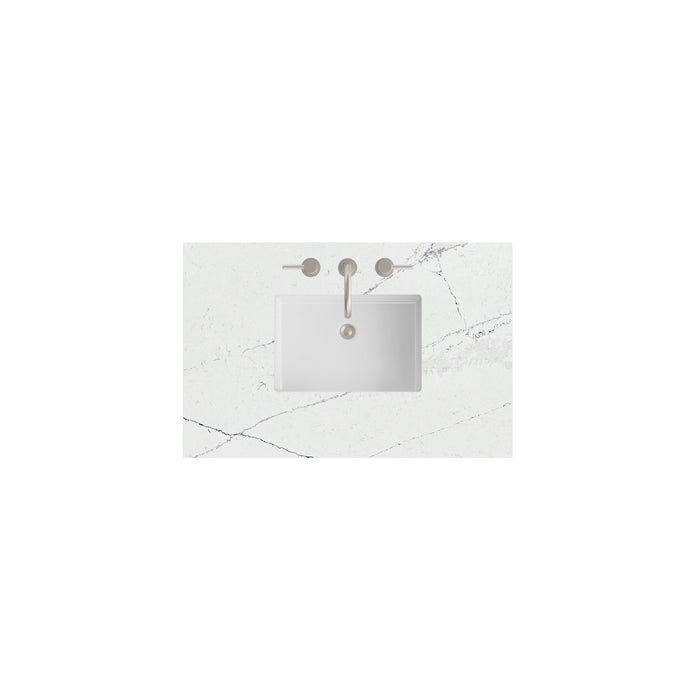 36" Single Top, 3 CM Ethereal Noctis Silestone w/ Sink