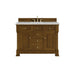 Brookfield 48" Single Vanity, Black Onyx, w/ 3 CM Tajnar Eclos Top w/FreePower Wireless Charger