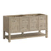 Breckenridge 60" Double Vanity, Light Natural Oak, w/ 3 CM Tajnar Eclos Top