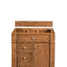Bristol 30" Single Vanity Cabinet, Saddle Brown