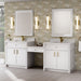 James Martin Vanities Bellshire 96" Dual Vanity Set with 24" Make-Up Counter