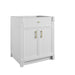 Bellshire 30" Single Vanity Cabinet, Bright White