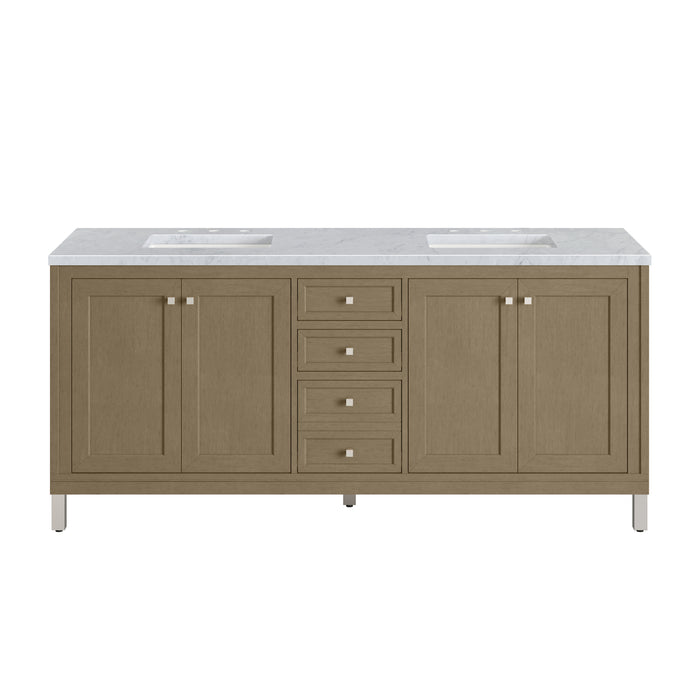 James Martin Vanities Chicago 72" Double Vanity