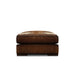 GTR Ramba 100% Top Grain Leather Contemporary Ottoman Footstool