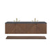 Marcello 72" Double Vanity Cabinet, Chestnut