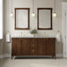 James Martin Vanities Kinnsden 72" Double Vanity