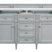 Brittany 60" Double Vanity Cabinet, Black Onyx
