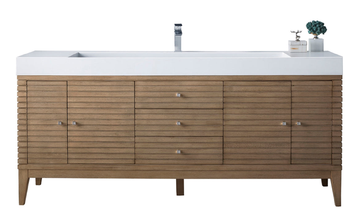 James Martin Linear 72" Single Bathroom Vanity