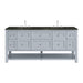 Breckenridge 72" Double Vanity, Smokey Celadon, w/ 3 CM Phantome Eclos Top