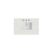 36" Single Top, 3 CM Lime Delight Silestone w/ Sink