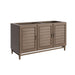 Portland 60" Double Vanity Cabinet, Whitewashed Walnut