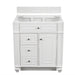 Bristol 30" Single Vanity Cabinet, Bright White