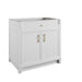 Bellshire 36" Single Vanity Cabinet, Bright White