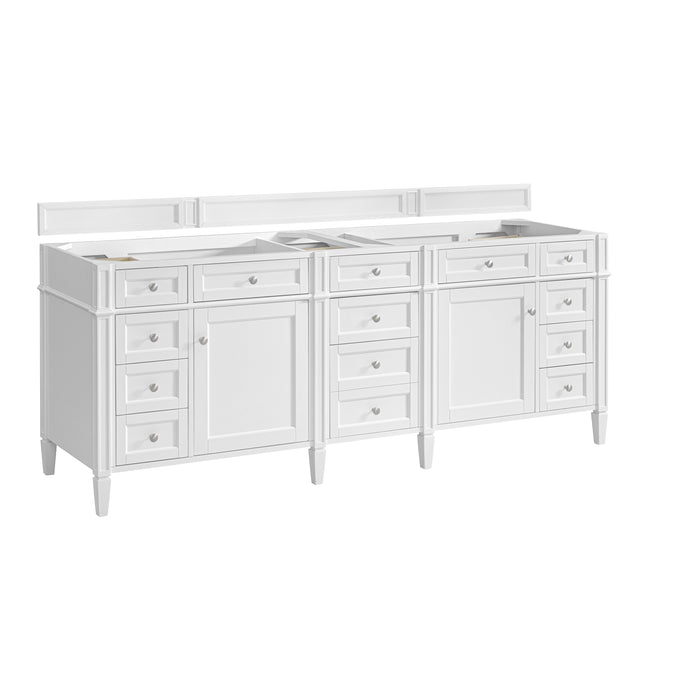 Brittany 84" Double Vanity, Bright White