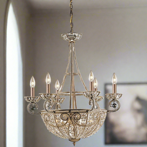 Elk Lighting Elizabethan Dark Bronze Chandelier