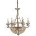 Elizabethan Dark Bronze Chandelier