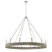 Elk Abaca Polished Nickel 12 Light Chandelier 32517/12