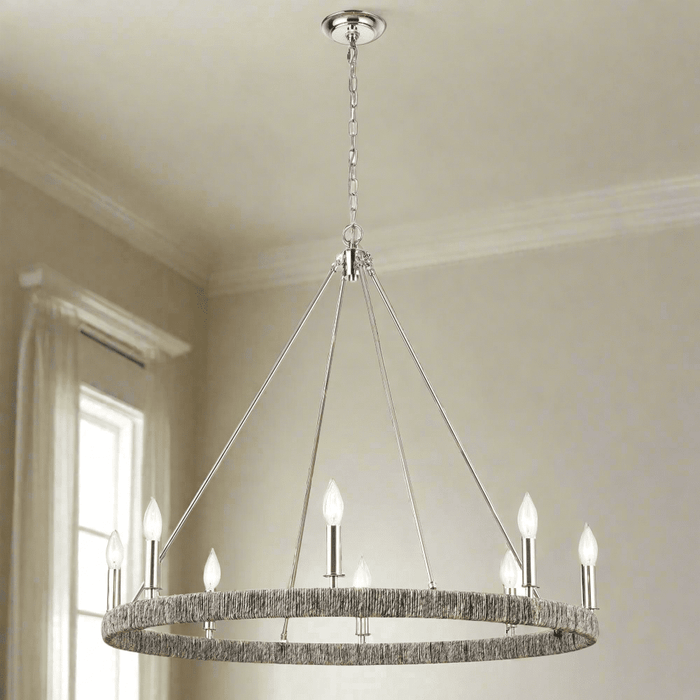 Elk Lighting Abaca 36" Wide-8 Light Chandelier