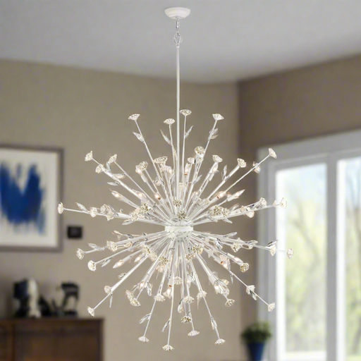 Elk Lighting Adelaide Textured White 20 Light Chandelier