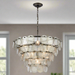 Elk Lighting Airesse Silver Mercury 9 Light Chandelier